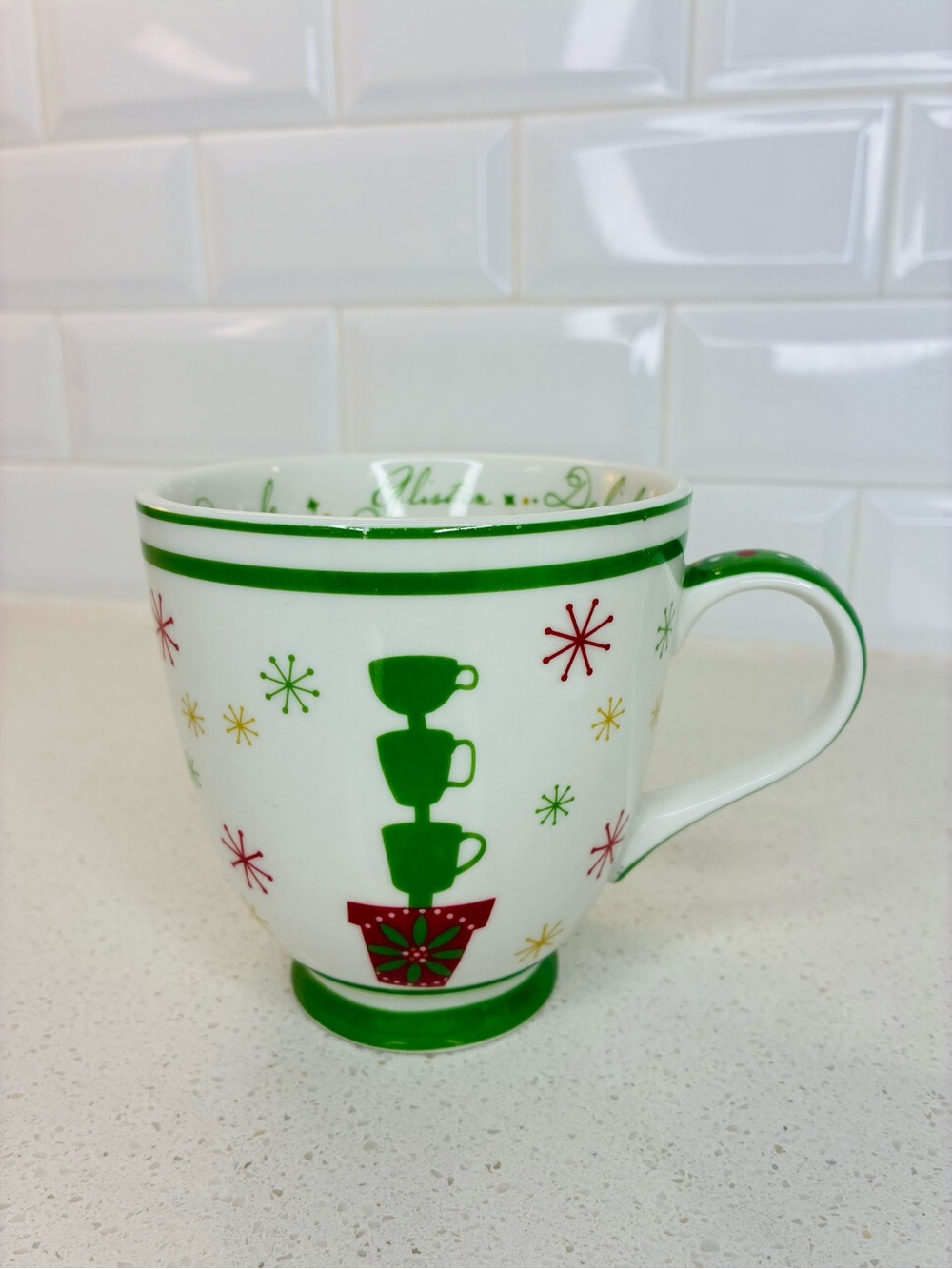 Vintage Starbucks 2006  Christmas Holiday Coffee Tea Cup Mug 16 oz.
